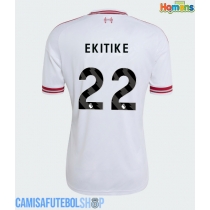 Camisa de time de futebol Liverpool Hugo Ekitike #22 Replicas 2º Equipamento 2026-27 Manga Curta
